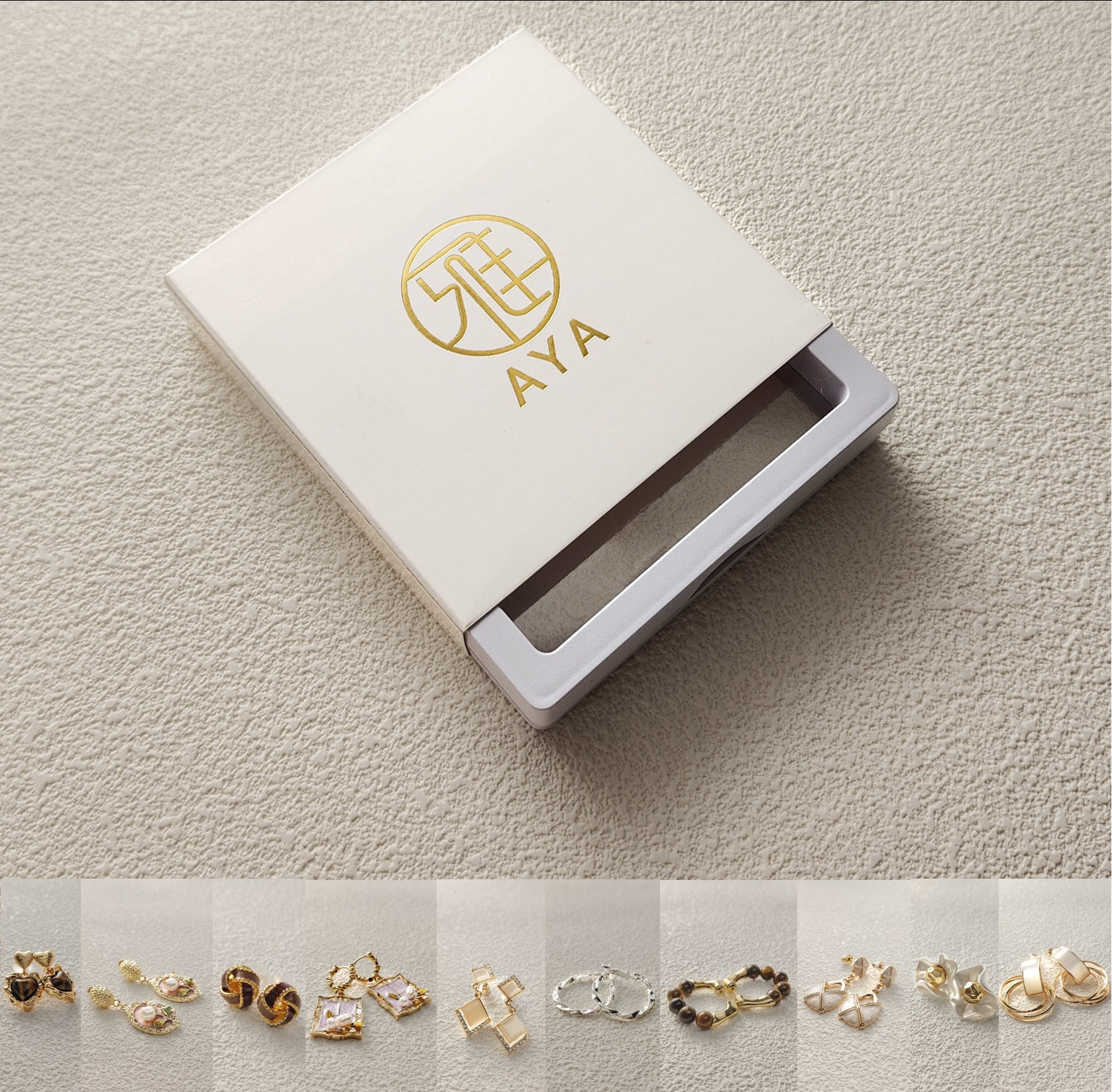 Caja Aretes